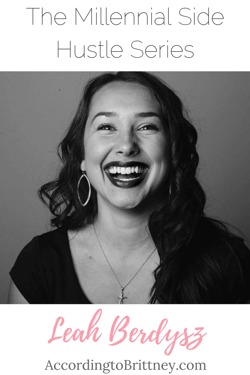 Leah Berdysz millennial side hustle series