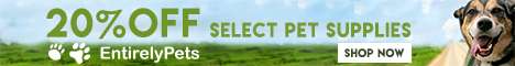 20% Off Select Pet Supplies at EntirelyPets