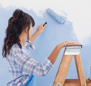 woman painting