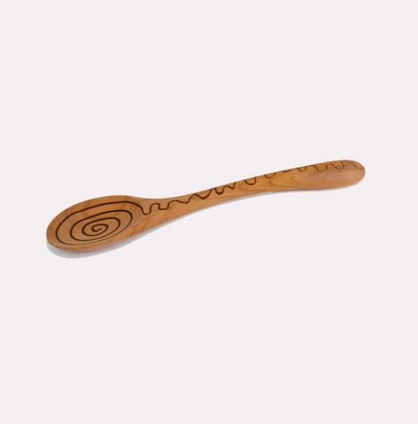Small Spiral Serving Spoon 10 inch - Image 2