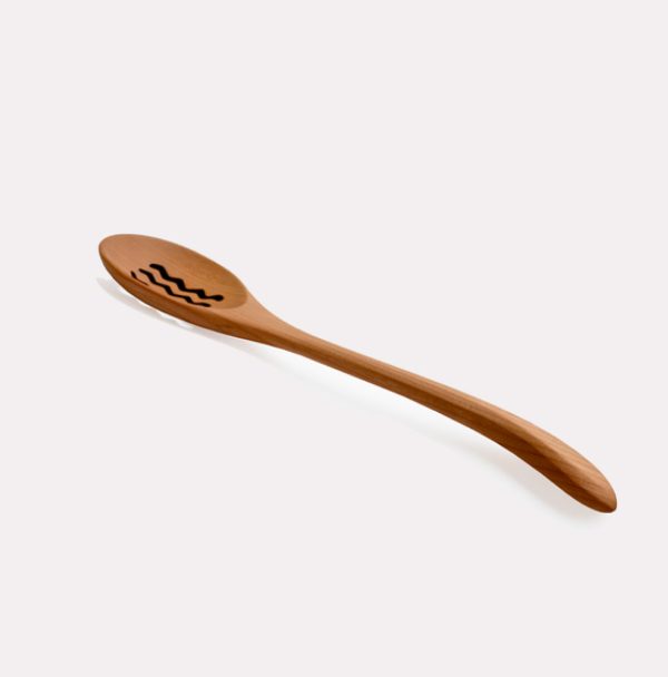 Wide Serving Spoon w/Wiggle Slots 12 inch - Image 2