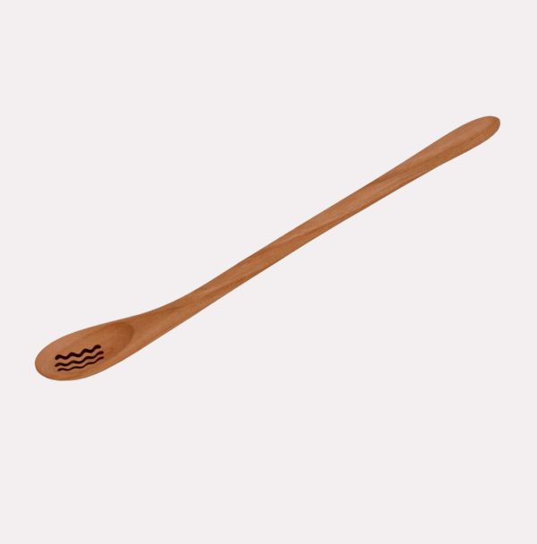Olive Spoon w/Wiggle Slots 9 inch - Image 2