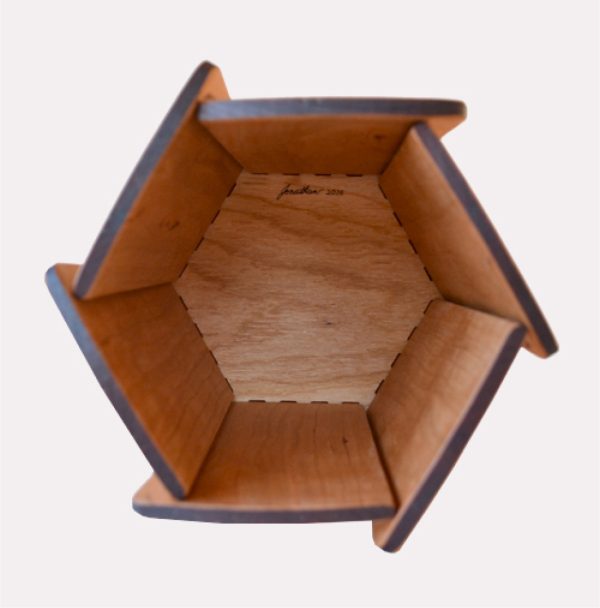 Large Petal Box 6.25x4.25 inch - Image 2