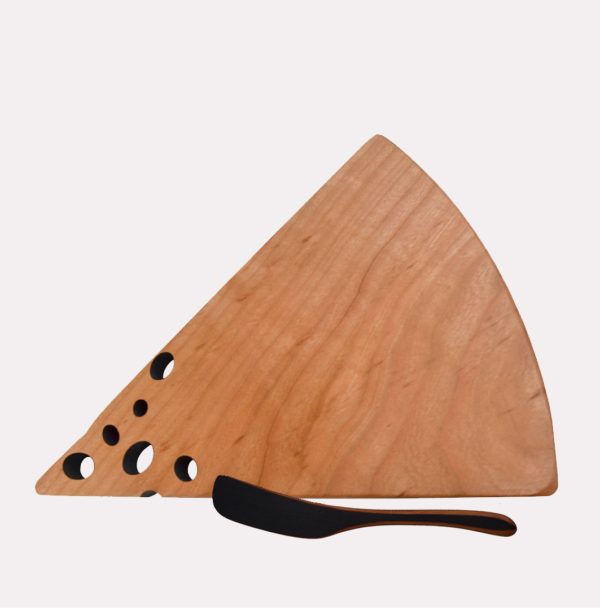 Cherry Swiss Cheese Board 9x12 inch - Image 3