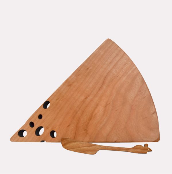 Cherry Swiss Cheese Board 9x12 inch - Image 4
